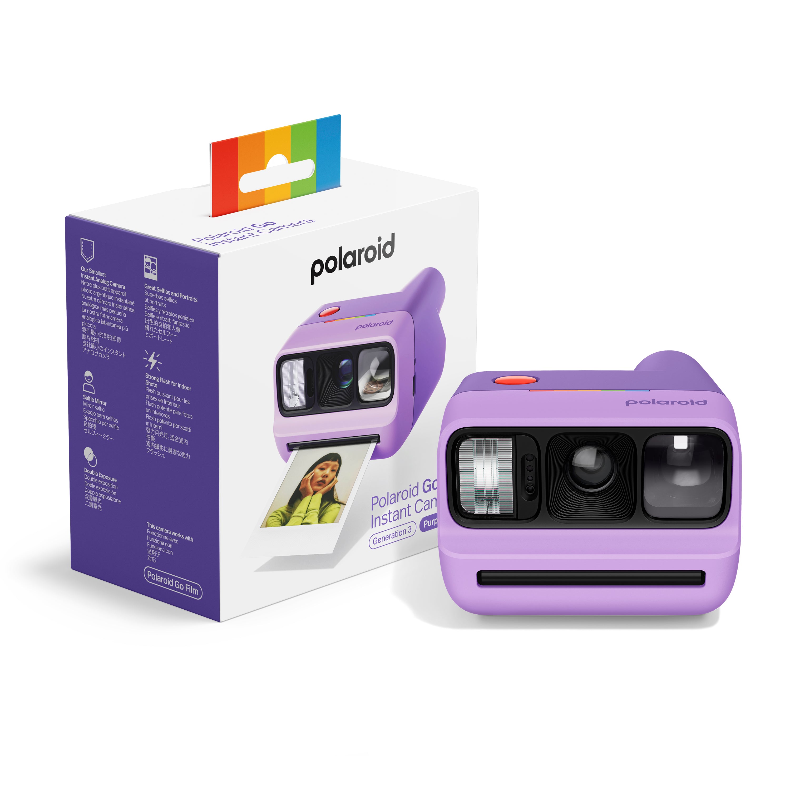 Polaroid Go Instant Camera - Gen 3 - Purple