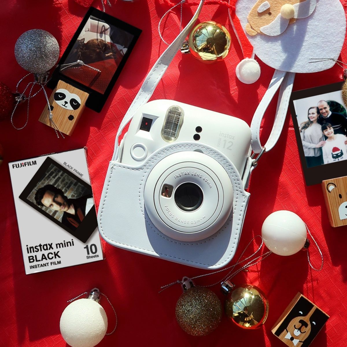 Fujifilm Instax Mini 12 Camera Bundle - White