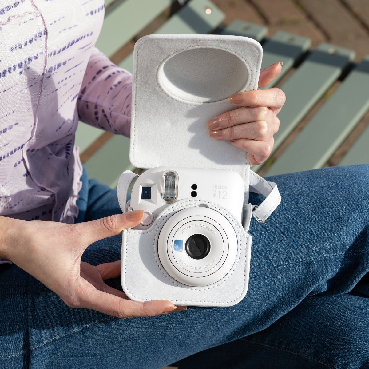 Fujifilm Instax Mini 12 Camera Bundle - White