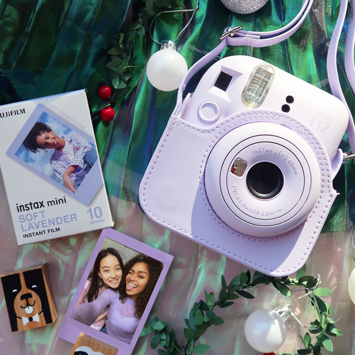 Fujifilm Instax Mini 12 Camera Bundle - Purple