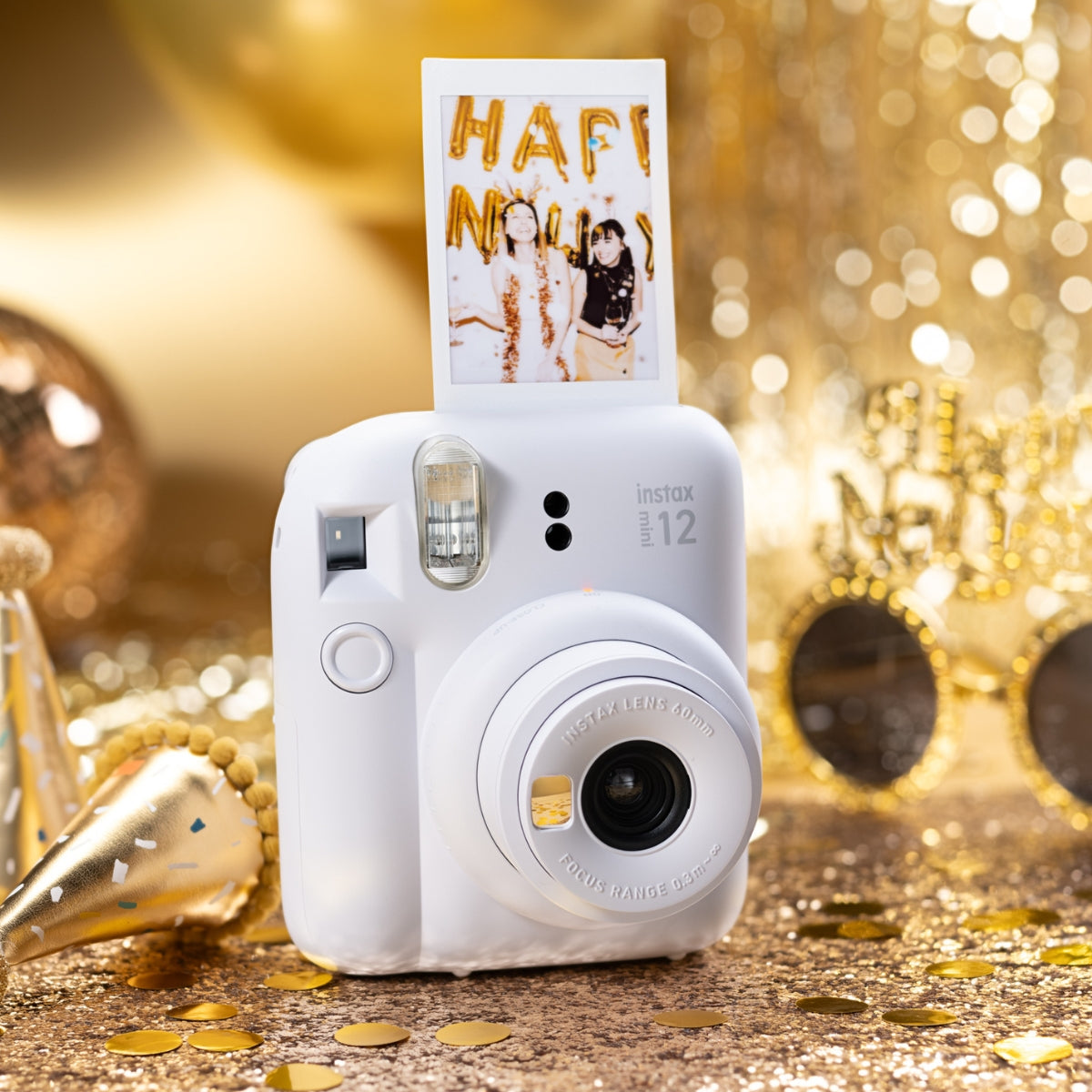Fujifilm Instax Mini 12 Camera Bundle - White