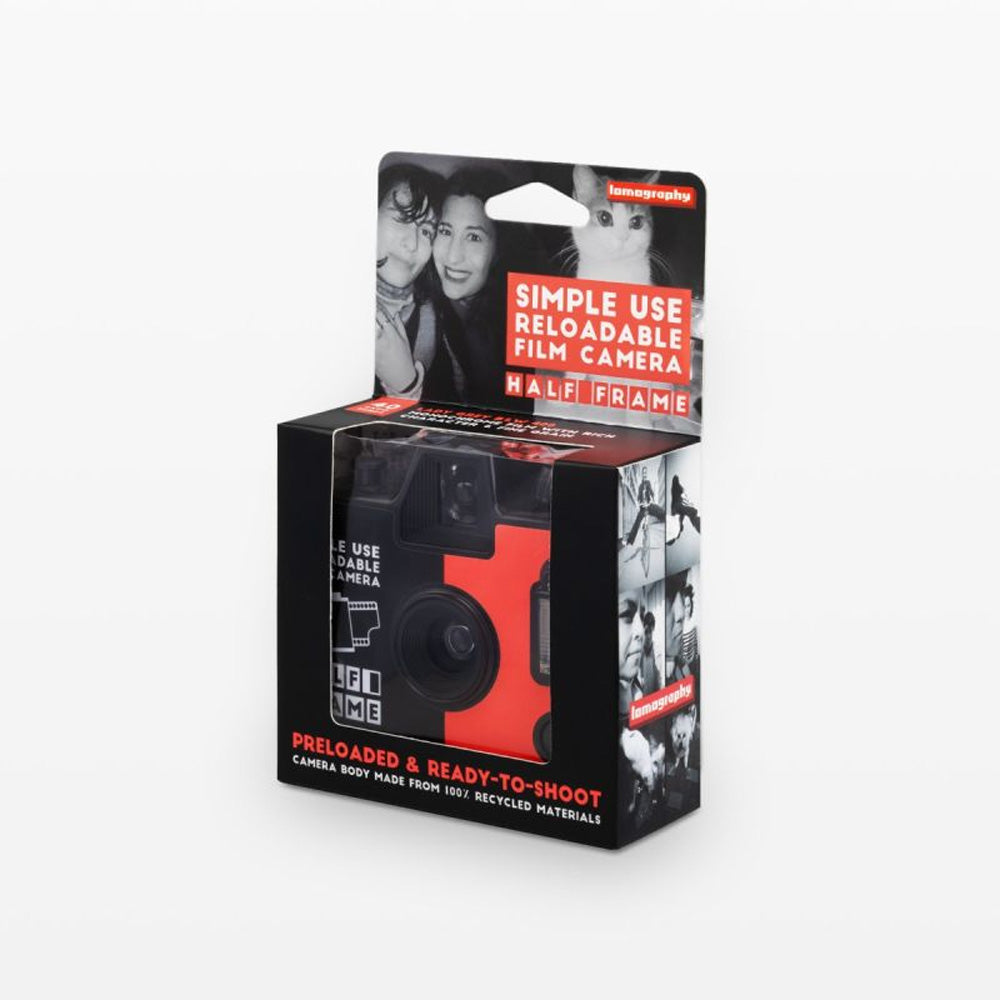 Lomography Simple Use Half-Frame Film Camera - Black & White