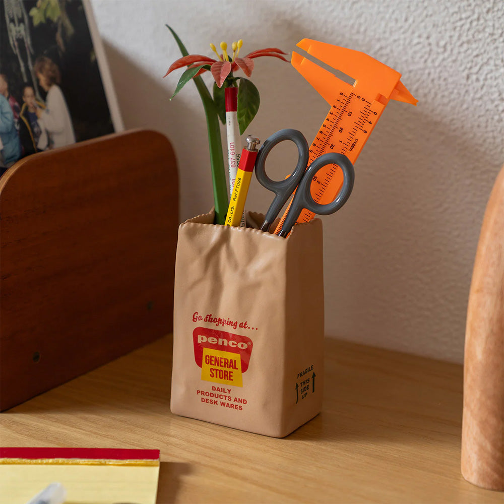 Penco Ceramic 'Brown Paper Bag' Stand