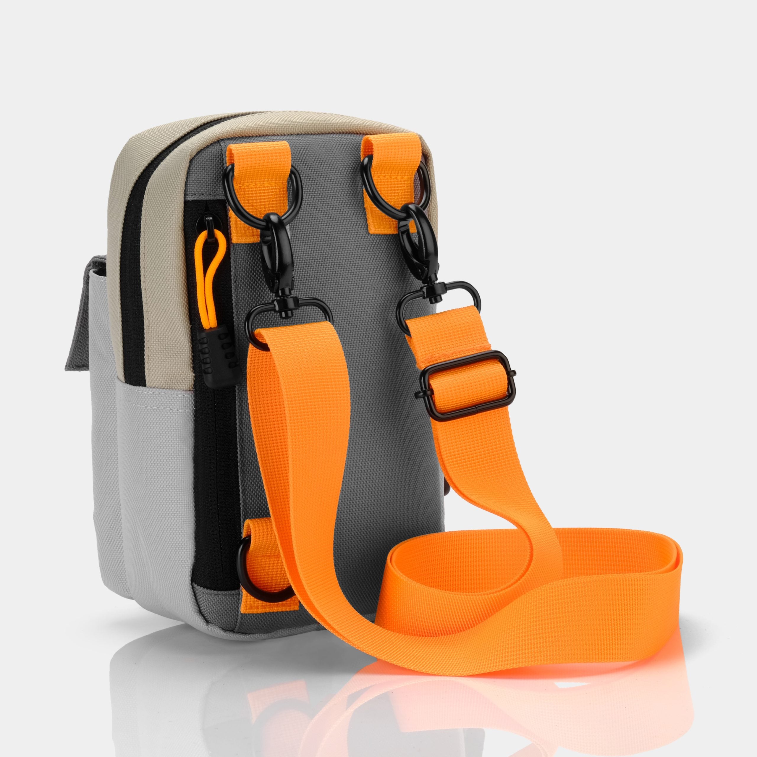 Retrospekt Polaroid SX-70 Manual Focus Camera Bag - Grey & Orange