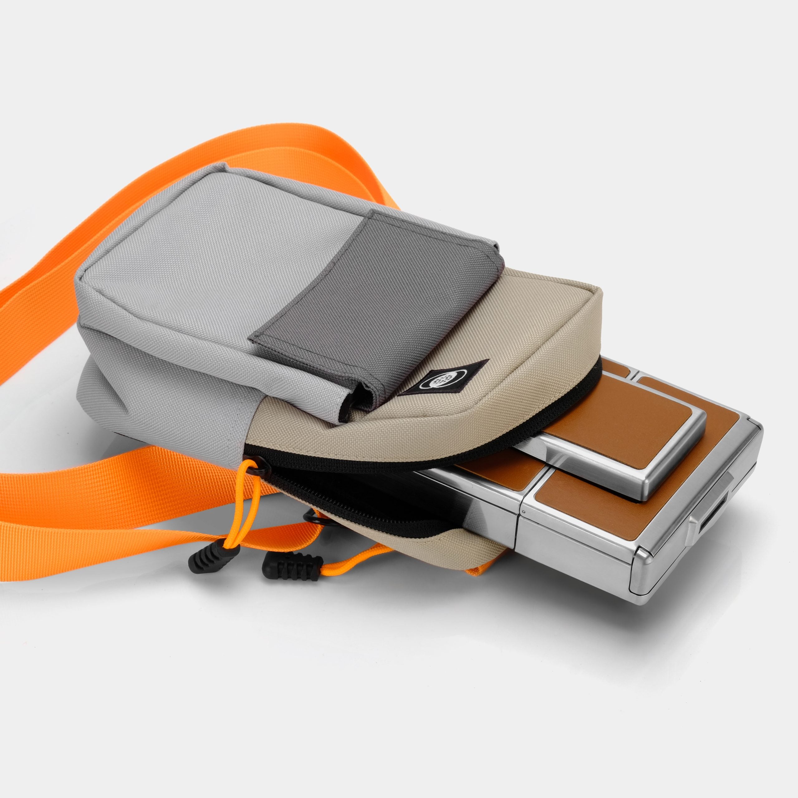 Retrospekt Polaroid SX-70 Manual Focus Camera Bag - Grey & Orange