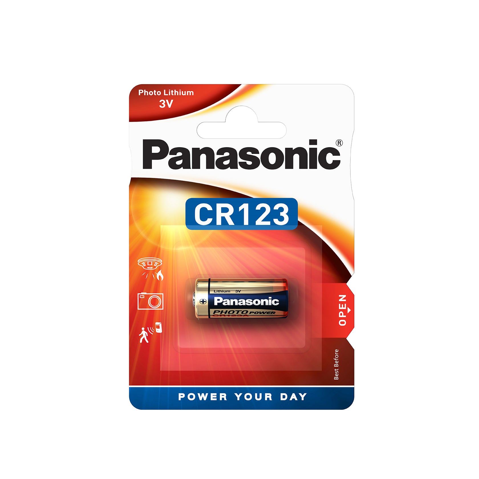 Panasonic 123 (CR123A) Camera Battery