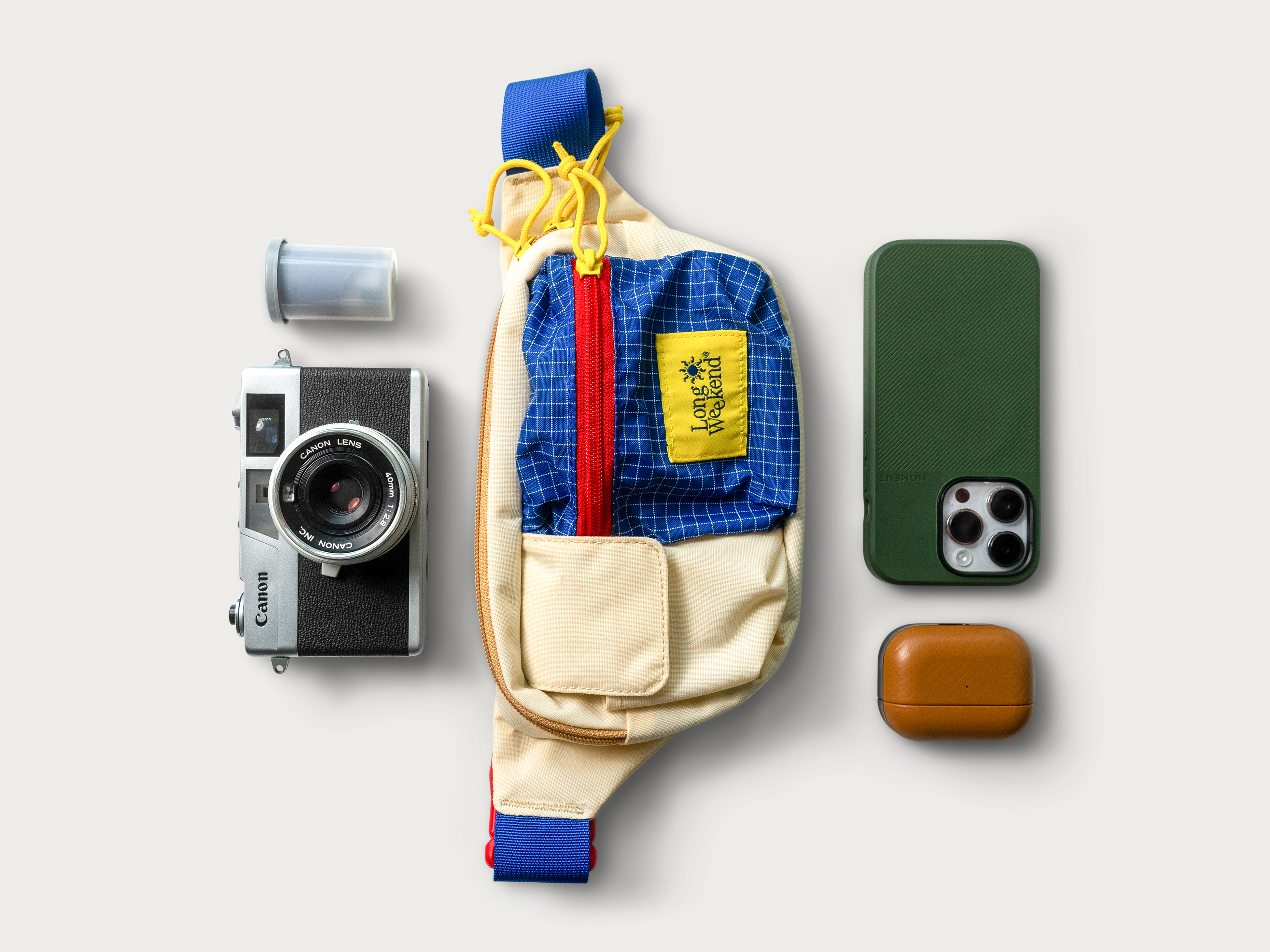 Long Weekend Monterey Sling Bag - Cream Multi
