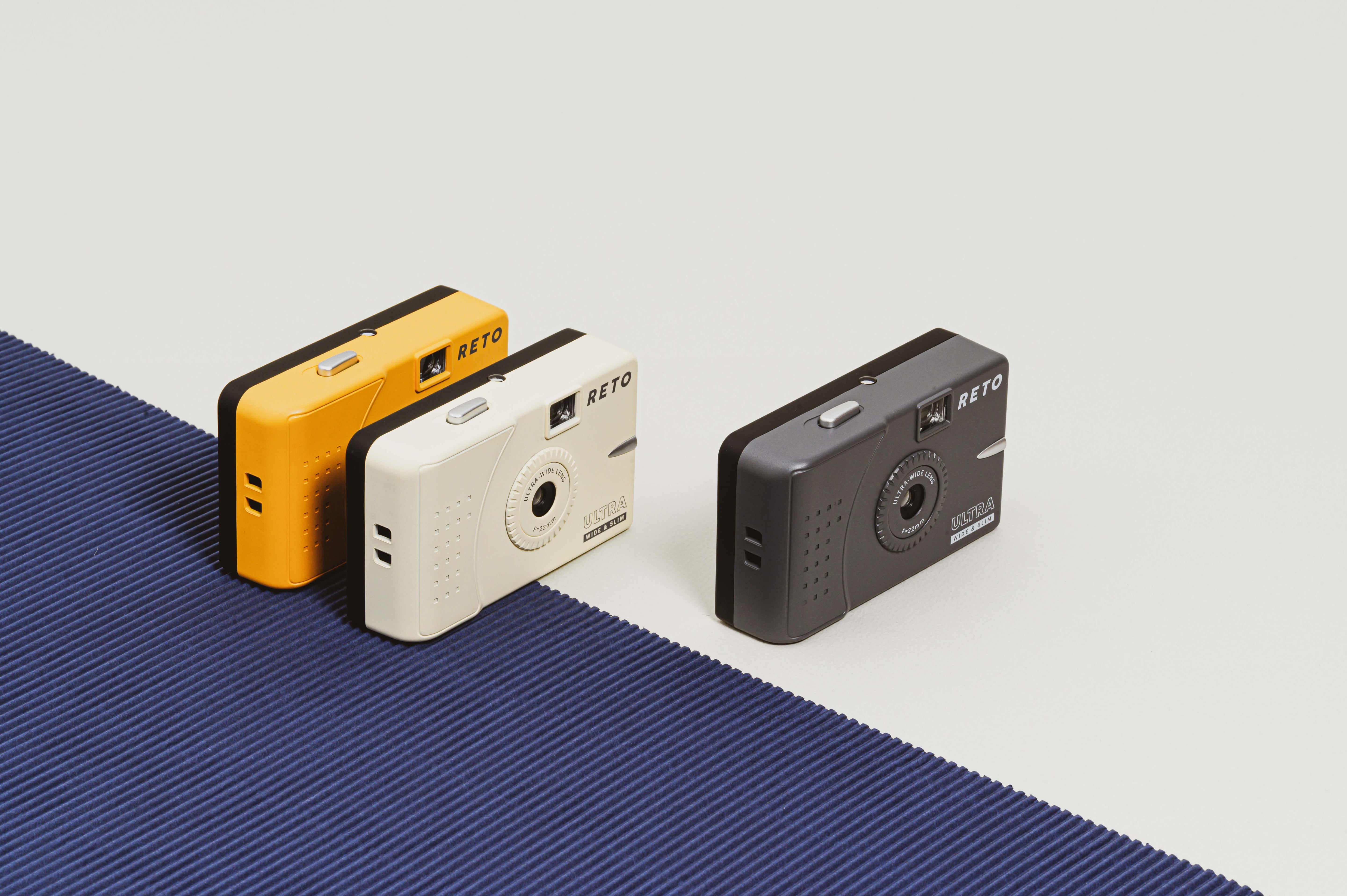 RETO Ultra Wide & Slim 35mm Film Camera - Charcoal