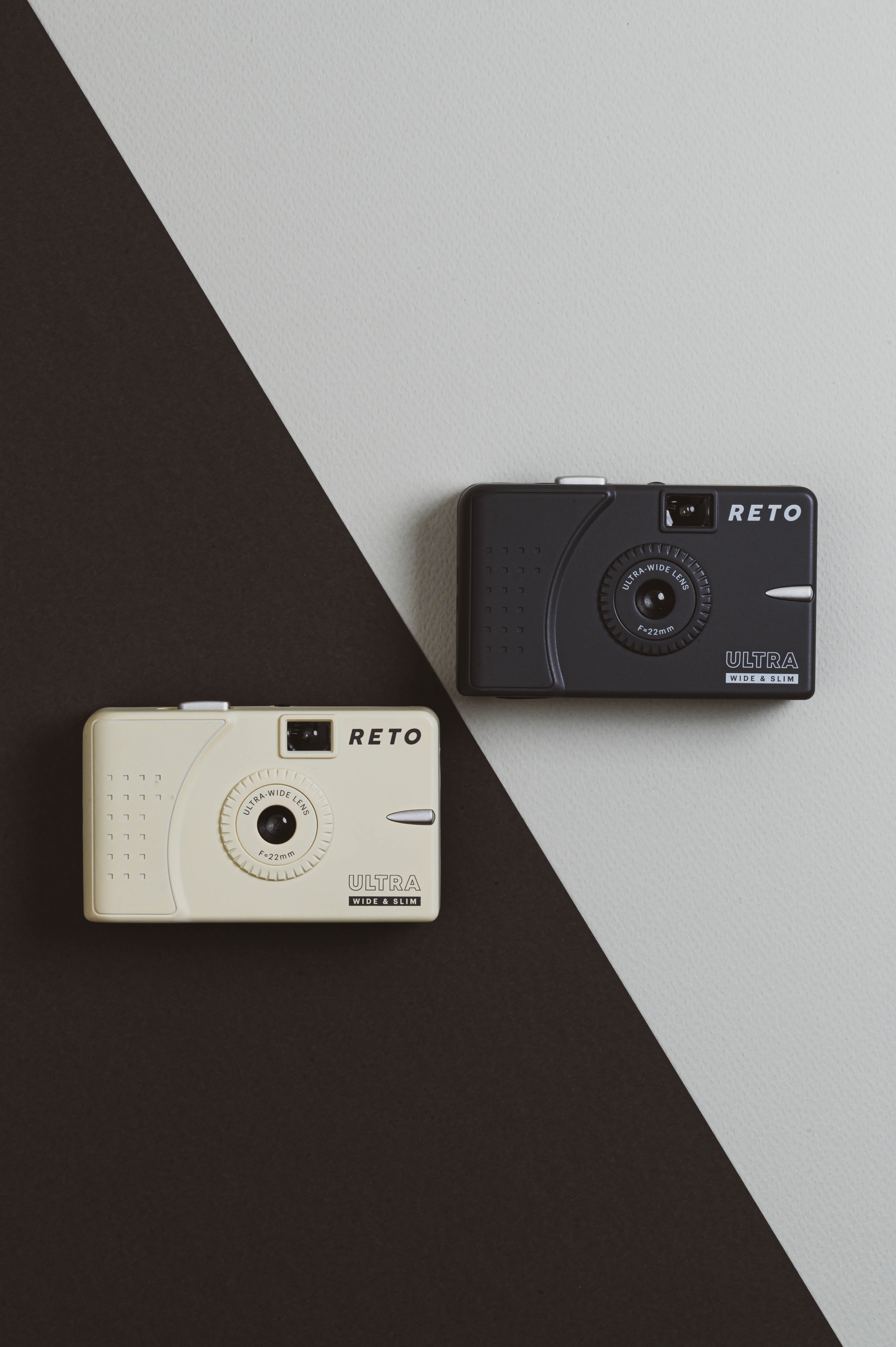 RETO Ultra Wide & Slim 35mm Film Camera - Charcoal