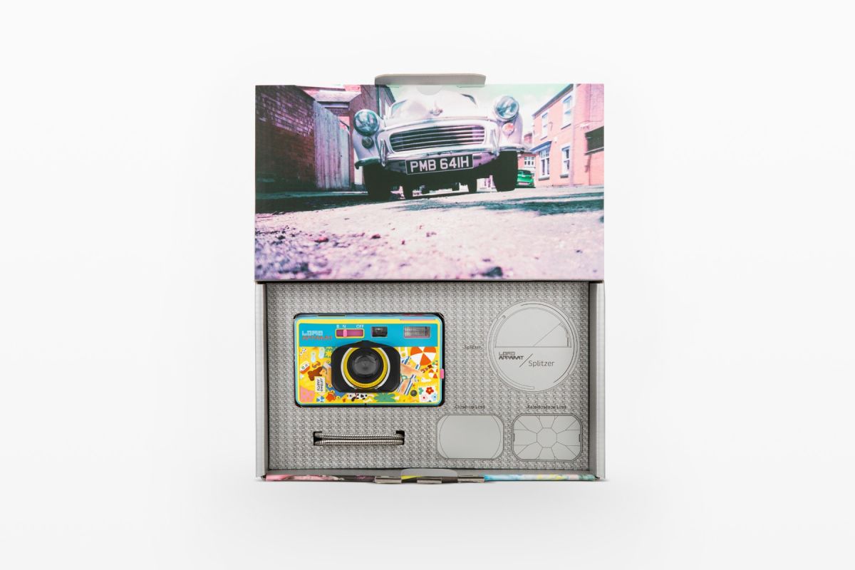 Lomography LomoApparat 21mm Wide Angle 35mm Camera - Fluffy Omelet Edition