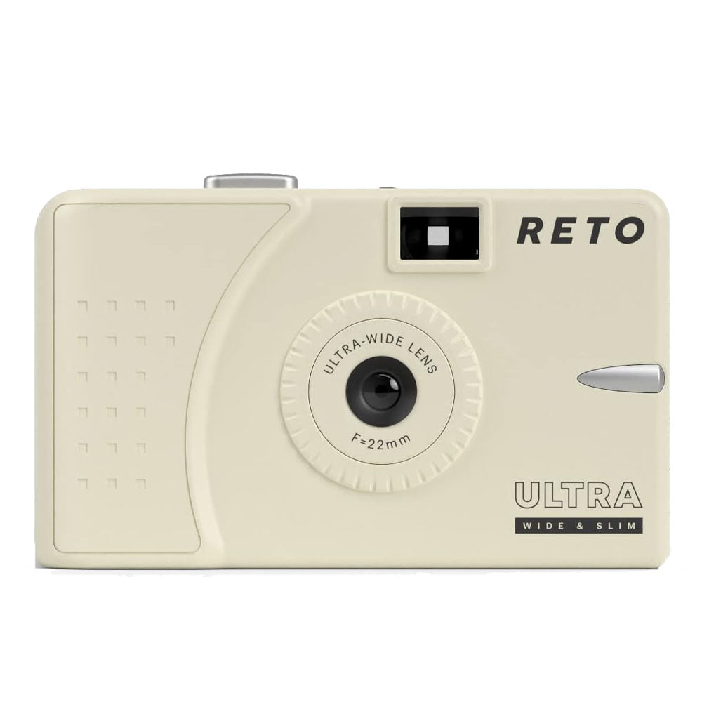 RETO Ultra Wide & Slim 35mm Film Camera - Cream