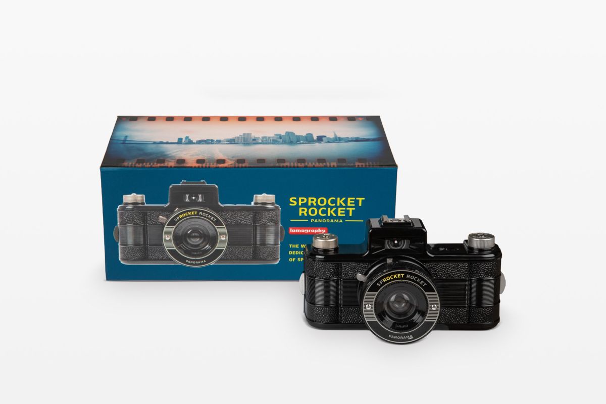 Lomography Sprocket Rocket 35mm Camera - Black