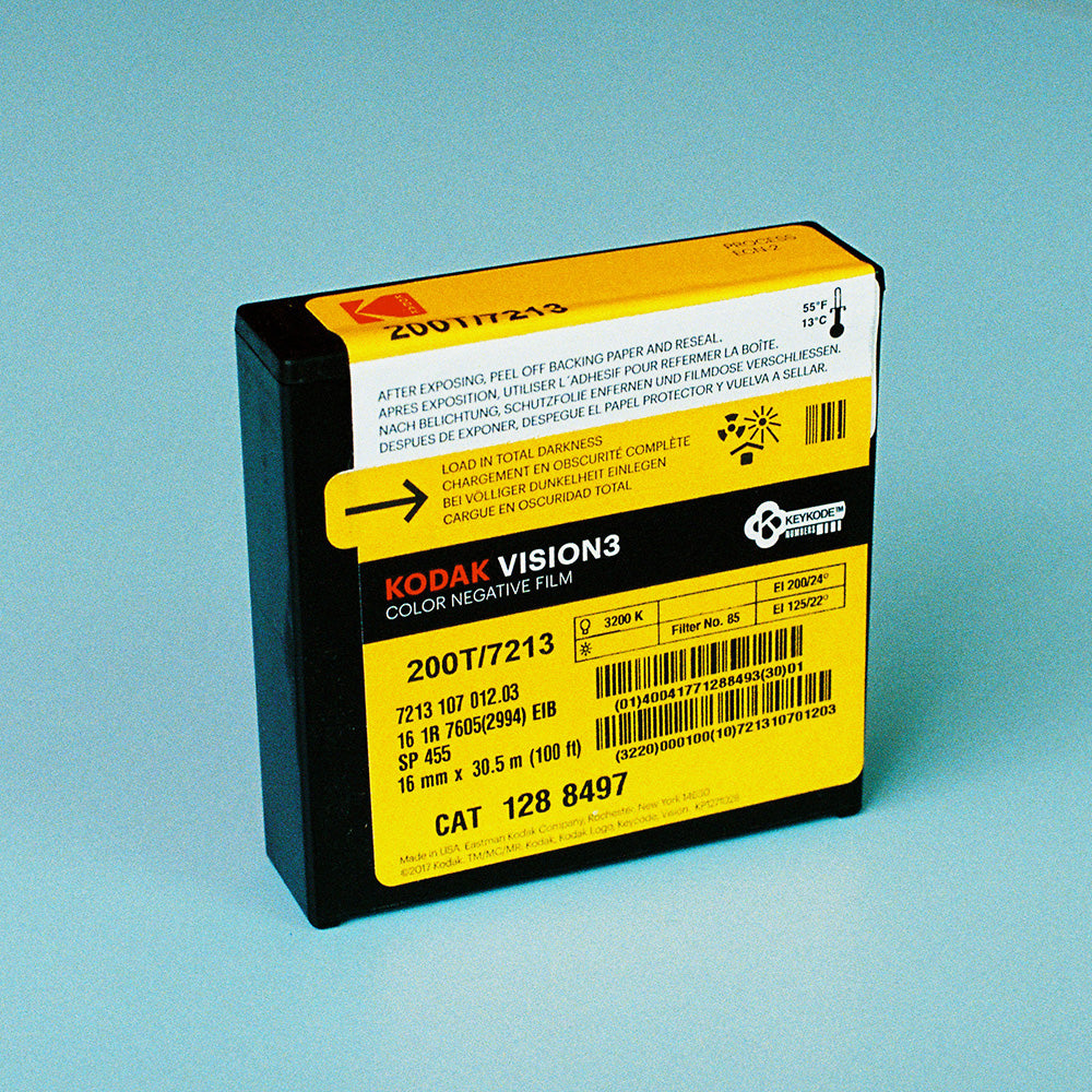 Kodak Vision3 200T #7213 - 100ft 16mm Film