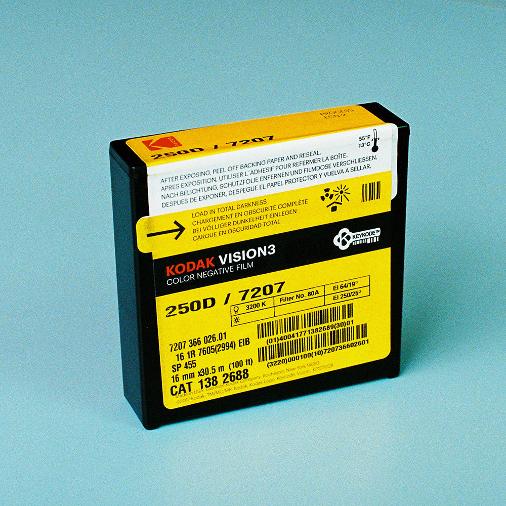 Kodak Vision3 250D #7207 - 100ft 16mm Film