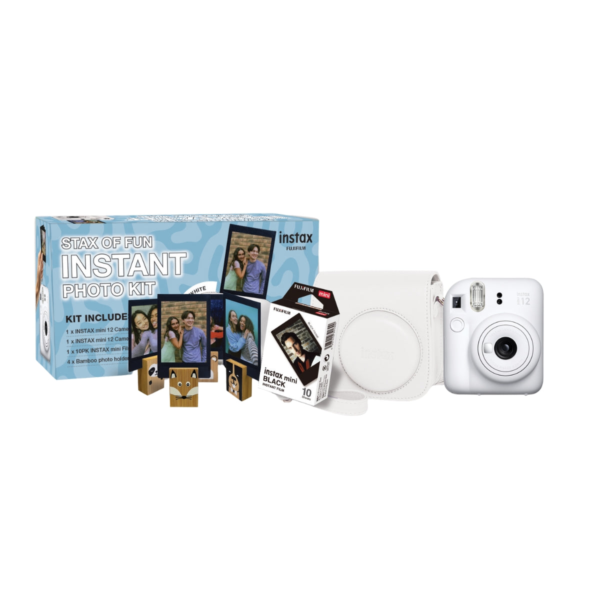 Fujifilm Instax Mini 12 Camera Bundle - White