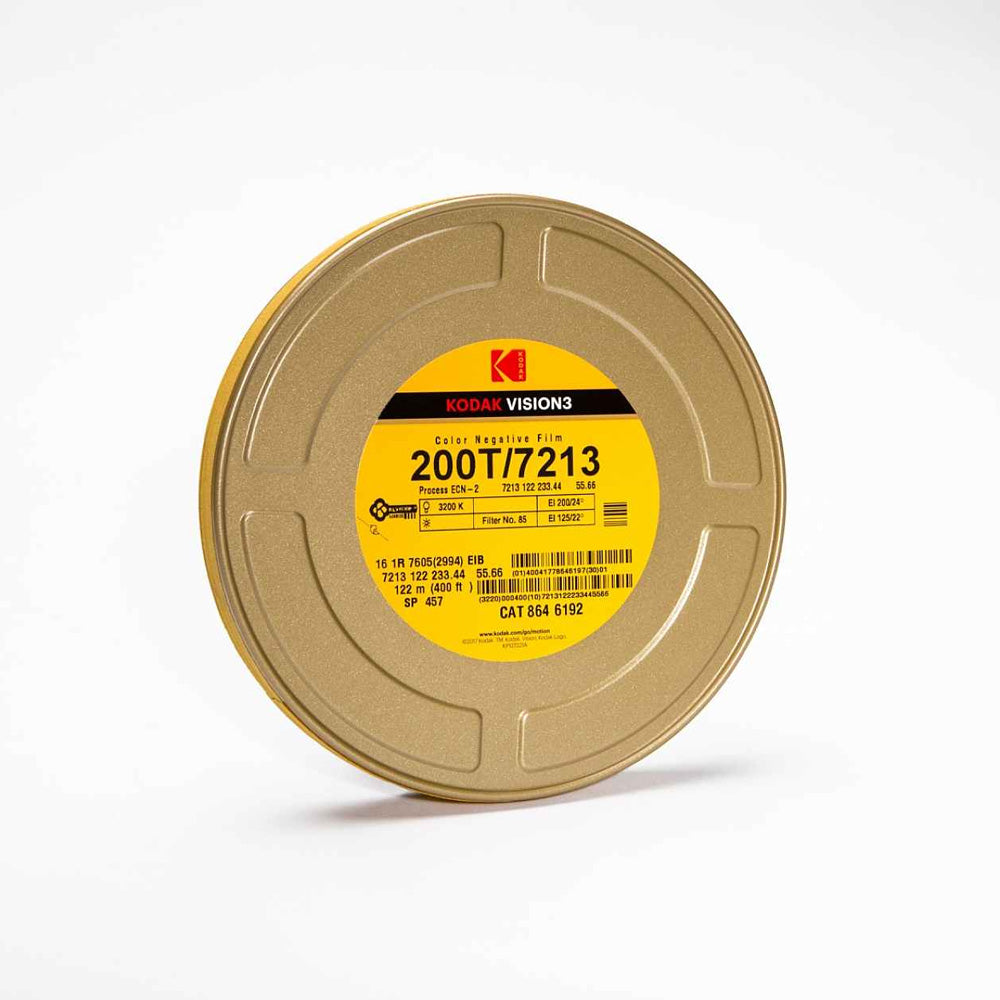 Kodak Vision3 200T #7213 - 400ft 16mm Film