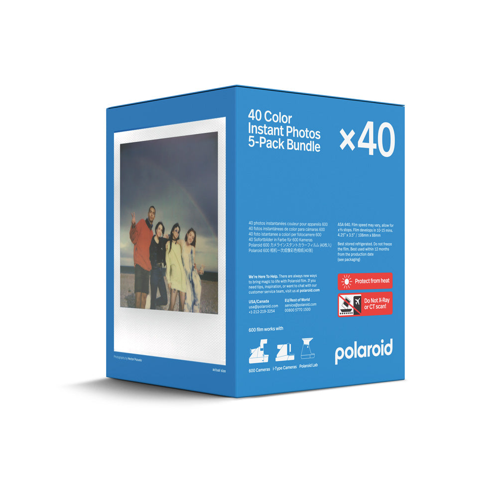 600 Colour Film - 5 Film Bulk Pack (40 photos)