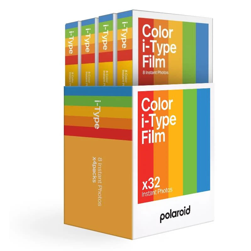 Polaroid i-Type Colour Film – 4 Film Pack (32 Photos)