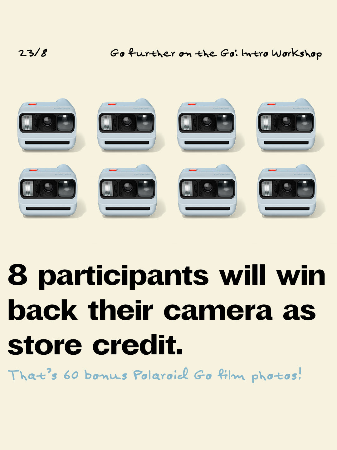 Polaroid Go Gen 3 ➡ Intro Workshop Pass (Add-on)
