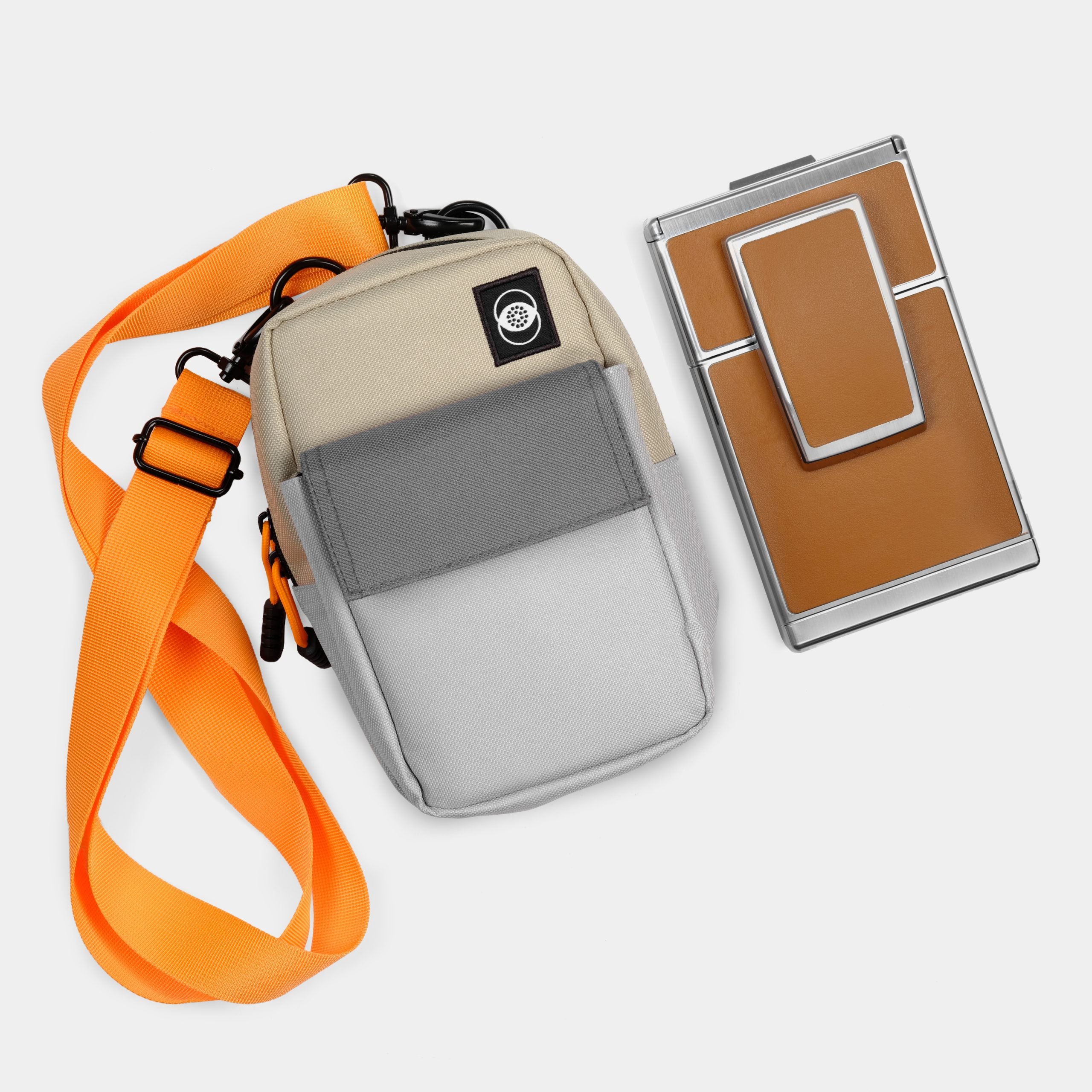 Retrospekt Polaroid SX-70 Manual Focus Camera Bag - Grey & Orange