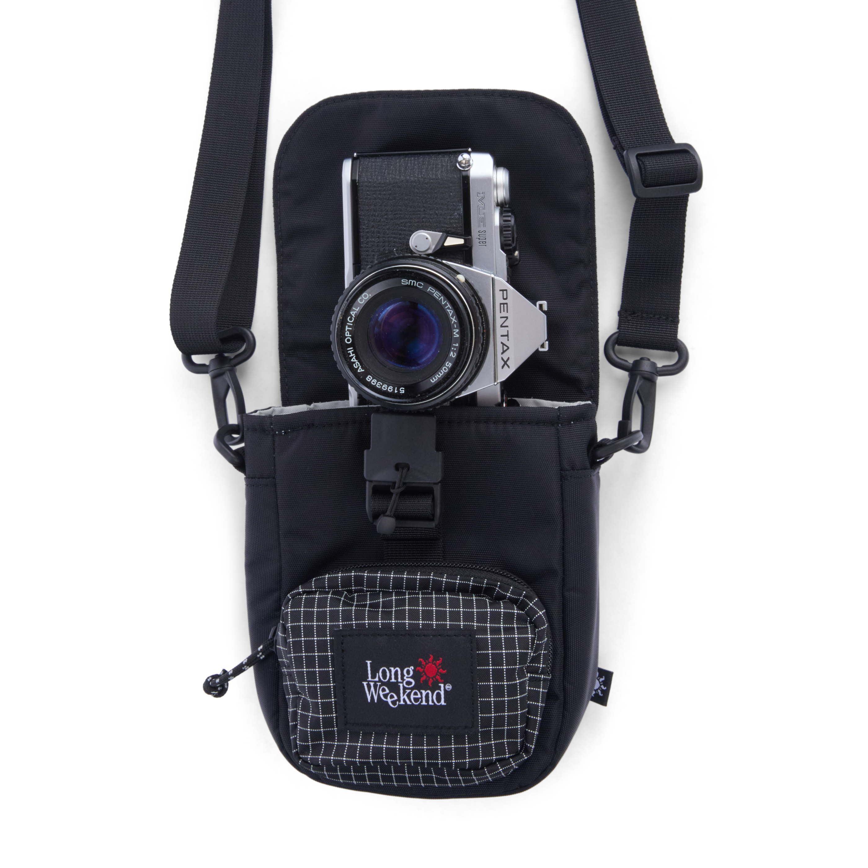 Long Weekend Crossbody Camera Pouch - Black