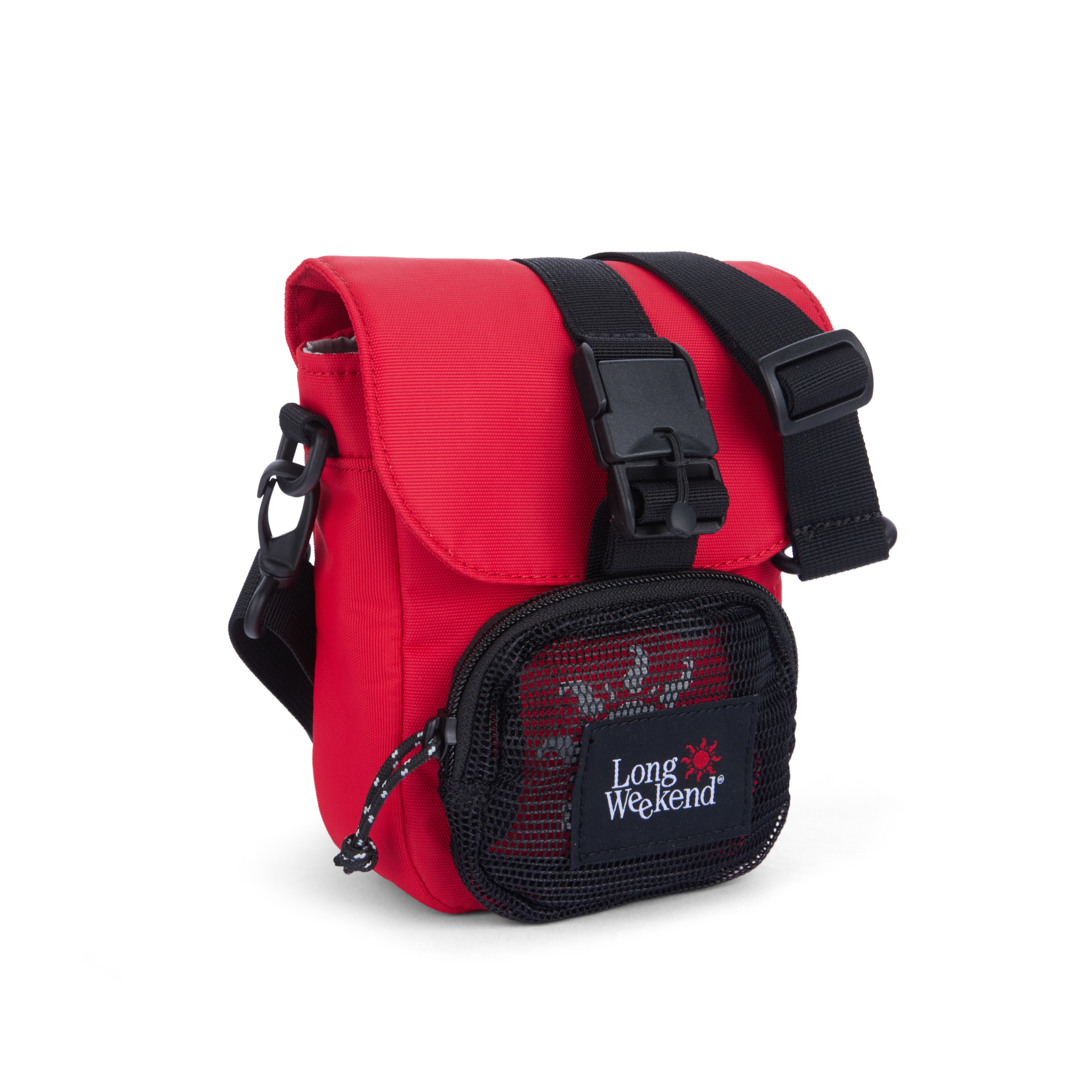 Long Weekend Crossbody Camera Pouch - Red