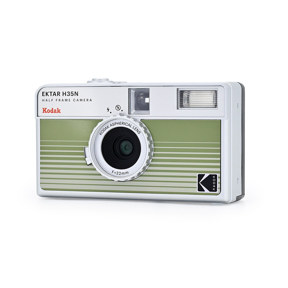 Kodak Ektar H35N Half-Frame Camera - Striped Green