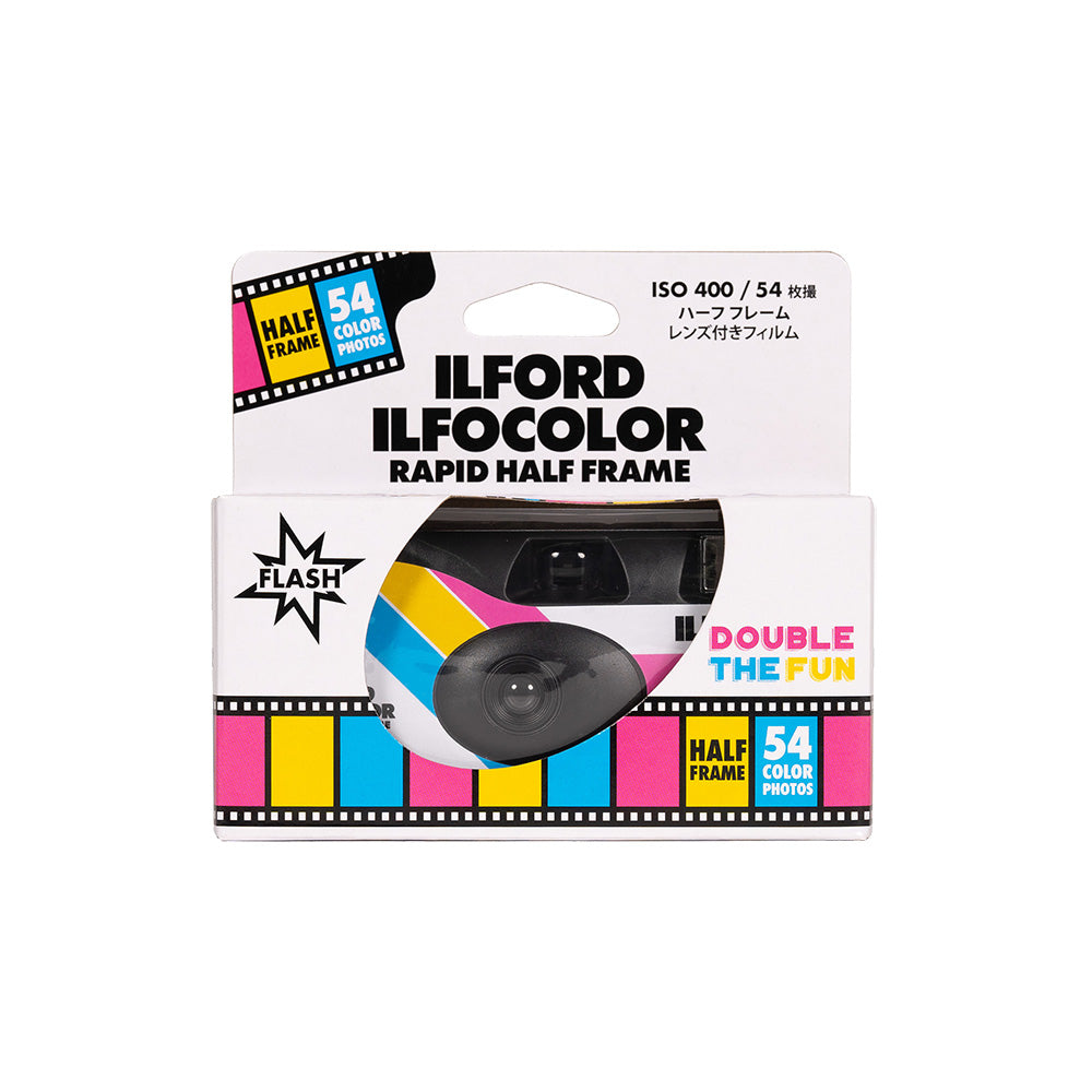 IlfoColor Rapid Half-Frame Disposable Camera (54 Exposures)