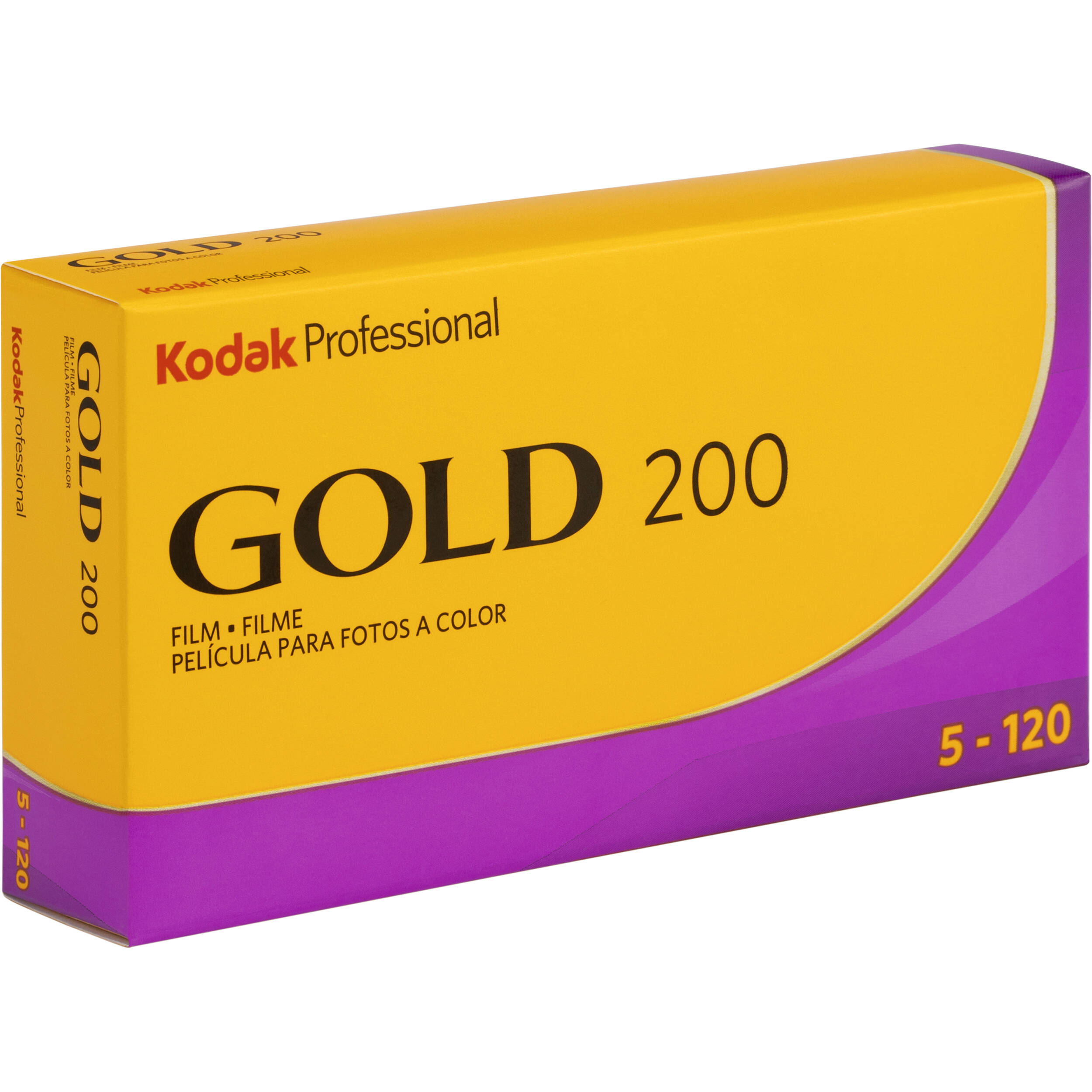 Gold 200 120 Film - 5 Rolls Pro-Pack
