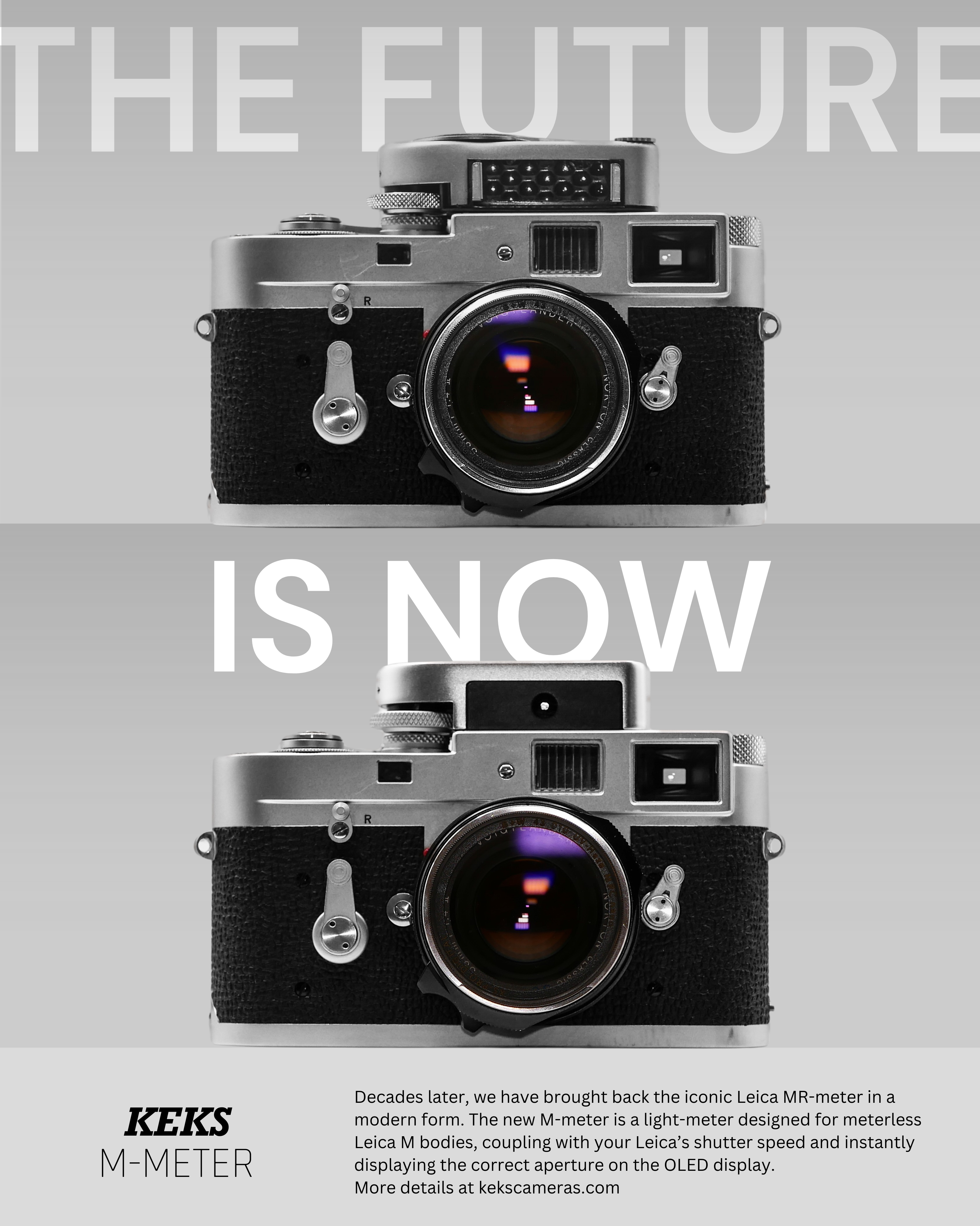 KEKS M-Meter Light-Meter for LEICA M