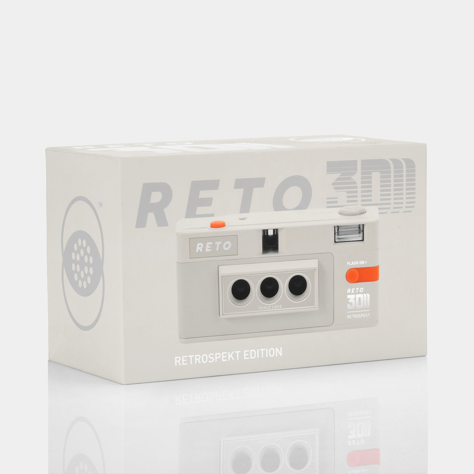 RETO 3D Classic 35mm Film Camera - Retrospekt White Edition