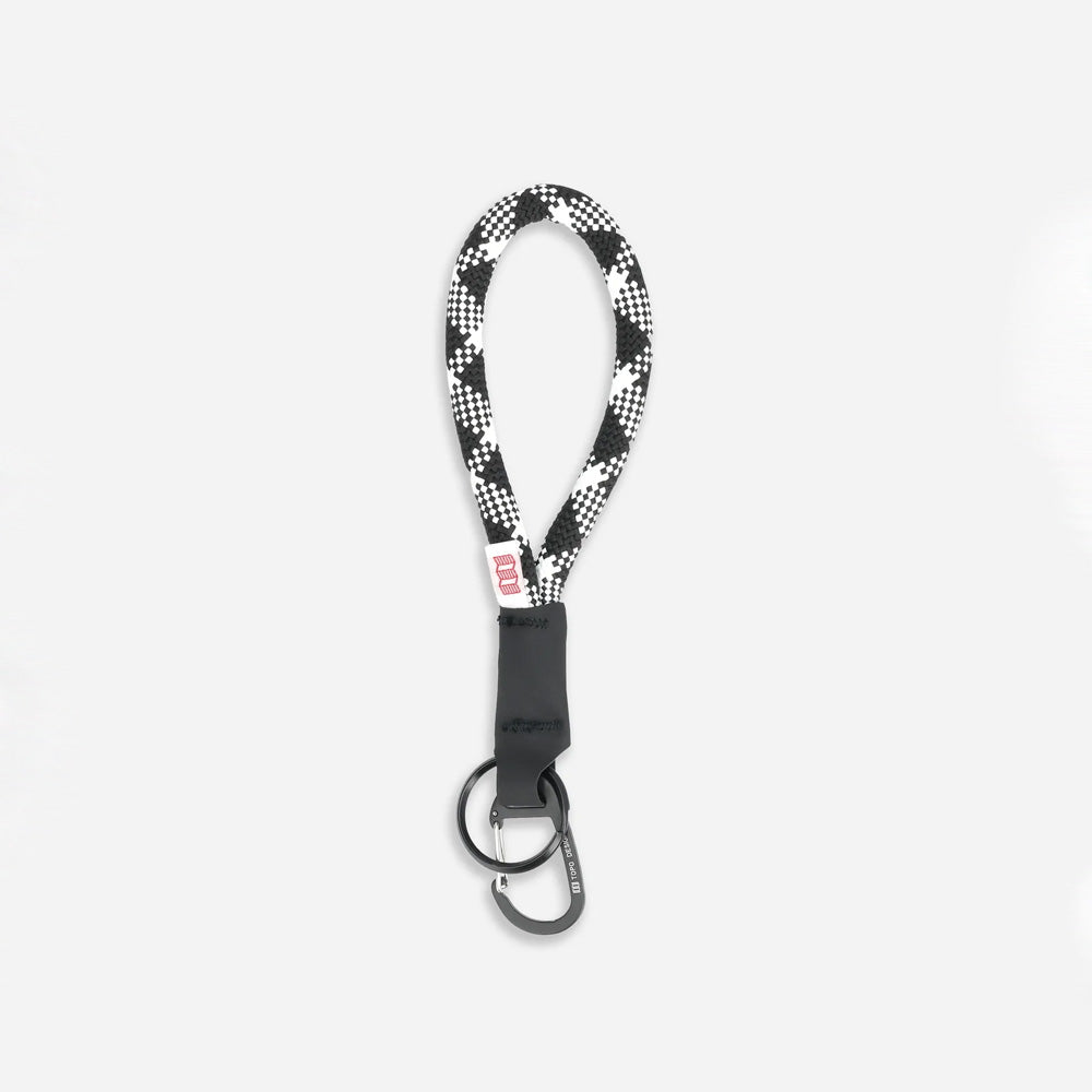 Topo Designs Crux Key Clip - Black and White