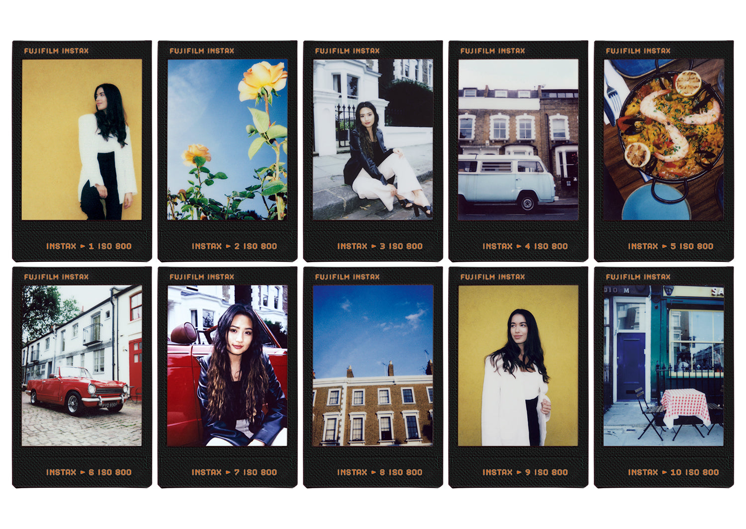 Fujifilm Instax Mini - Contact Sheet - 10 Sheets