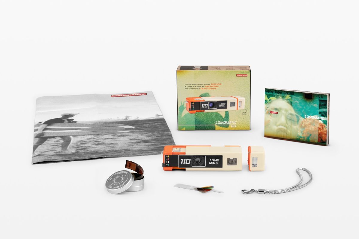 Lomography Lomomatic 110 Film Camera 'Golden Gate'